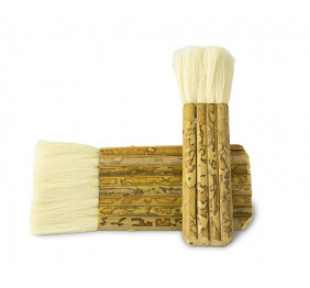 Bambusový štetec s kozím vlasom set
